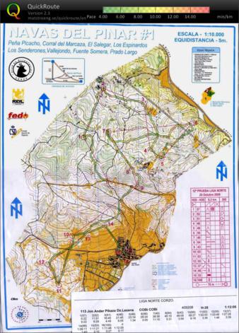 12ª Liga Norte 2009 NAVAS del PINAR (2009-10-25)