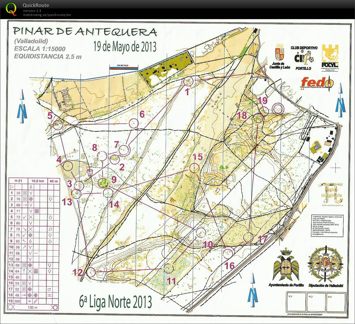6ª LIGA NORTE H21 (19/05/2013)