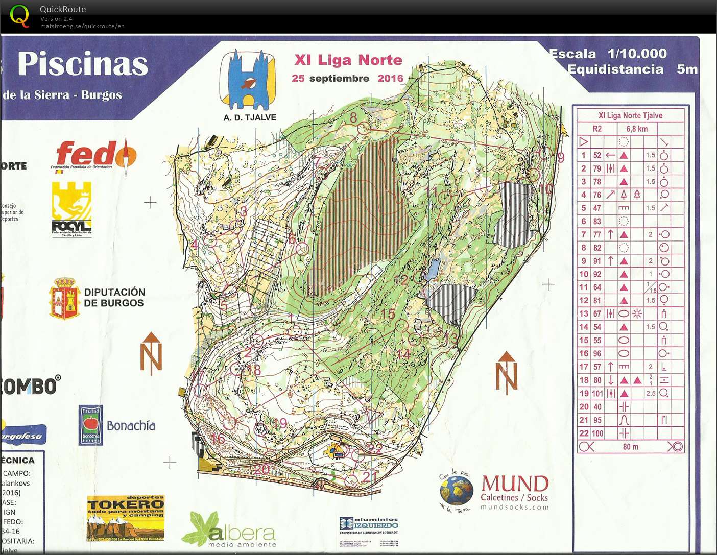 11ª Liga Norte 2016 Palacios de la Sierra M21 (2016-09-25)
