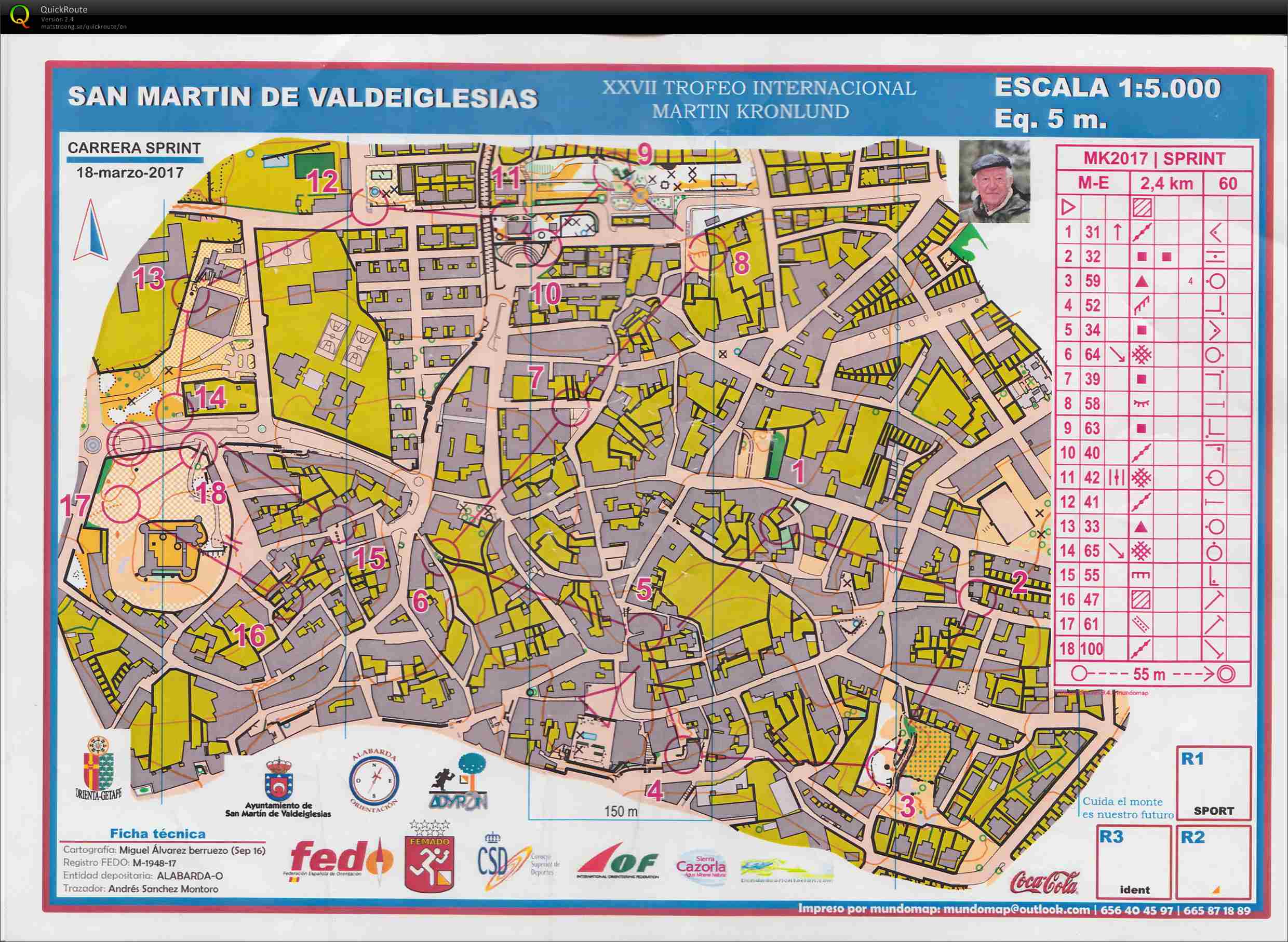 3ª LE XXVII Martin Kronlund - Sprint (2017-03-18)