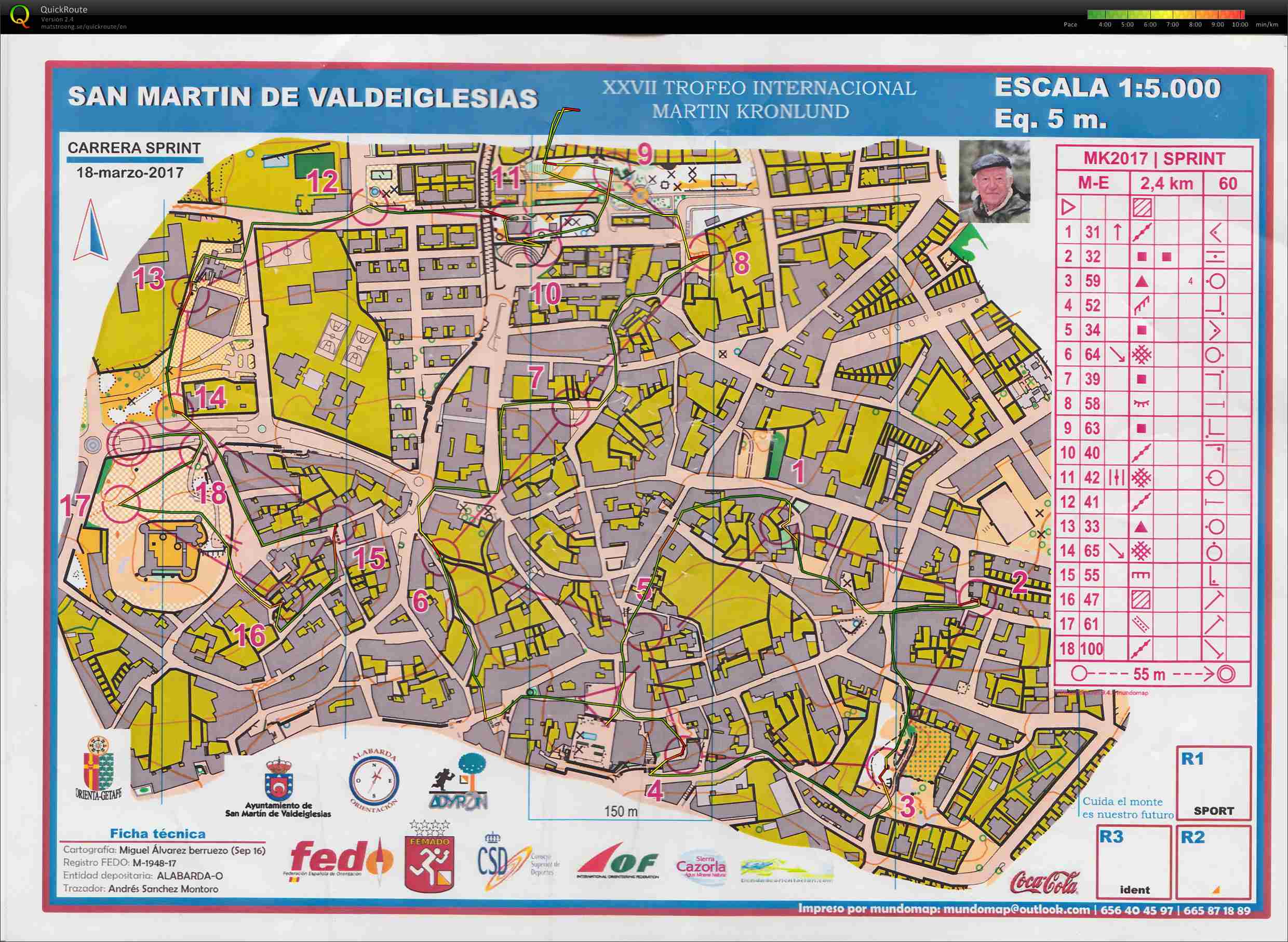 3ª LE XXVII Martin Kronlund - Sprint (2017-03-18)