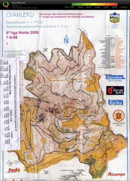 Oiartzun 6º liga Norte (2009-06-07)
